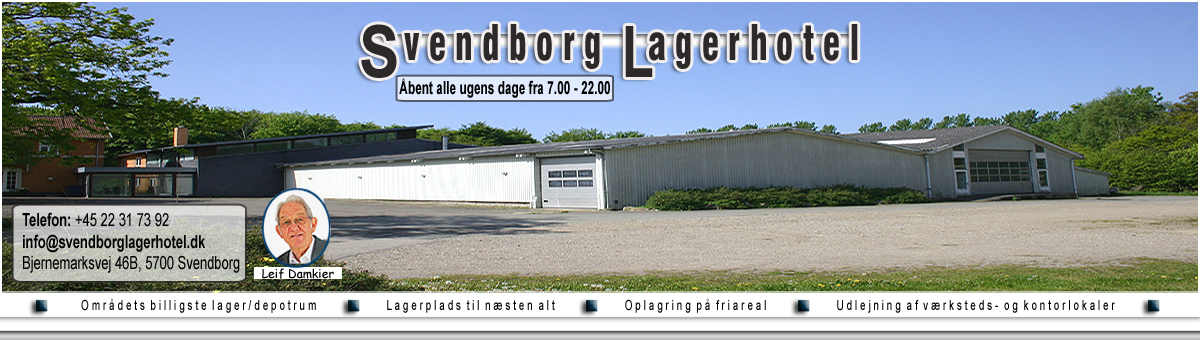 Billigt lagerhotel ved Svendborg
